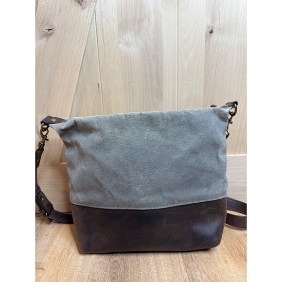 L.L.Bean Waxed Canvas Crossbody Bag - Picture 3 of 8